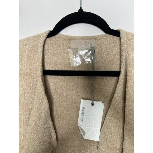 Barefoot Dreams CozyChic Ultra Lite Cascading Vest Carmel Size Medium NWT - Picture 11 of 11
